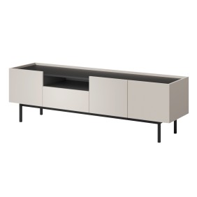 Szafka RTV stojąca Noel 165 Kaszmir / Czarny