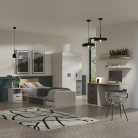 Zestaw mebli młodzieżowych Billz [Wariant 2]