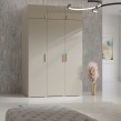 Nadstawka do szafy Napoli 3D 150 Kaszmir