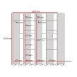 Szafa uchylna Napoli 4D 200 Biała