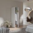 Szafa uchylna Napoli 1D 50 Czarna