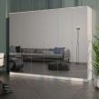 Szafa uchylna z lustrem Monza 6D 240 Biała