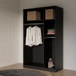 Szafa uchylna z lustrem Monza 3D 120 Czarna