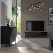 Komoda Liam 3D 150 Czarna