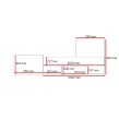 Łóżko młodzieżowe z szufladami Billz 90x200 Kaszmir/Dąb Cremona